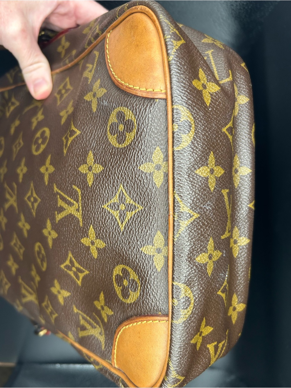 Vintage Louis Vuitton Danube MM Monogram Canvas Crossbody Messenger Bag - Picture 4 of 15